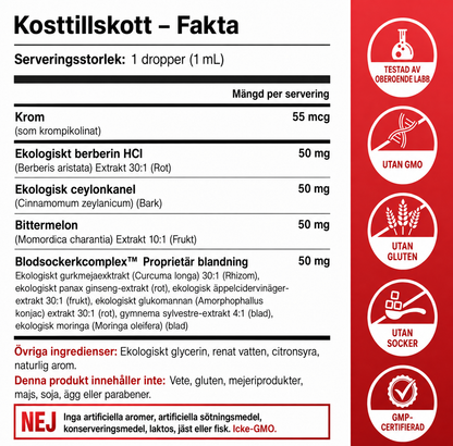 Nordic Habit 7-i-1 Blodsockerkomplex