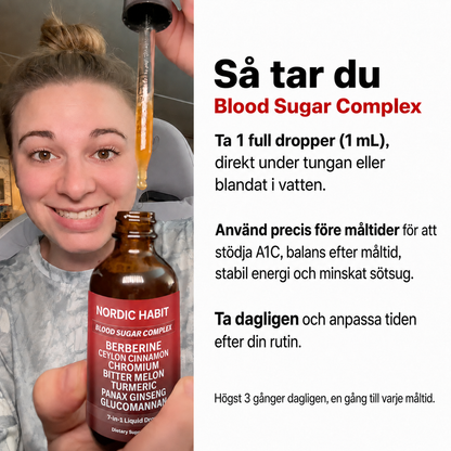 Nordic Habit 7-i-1 Blodsockerkomplex