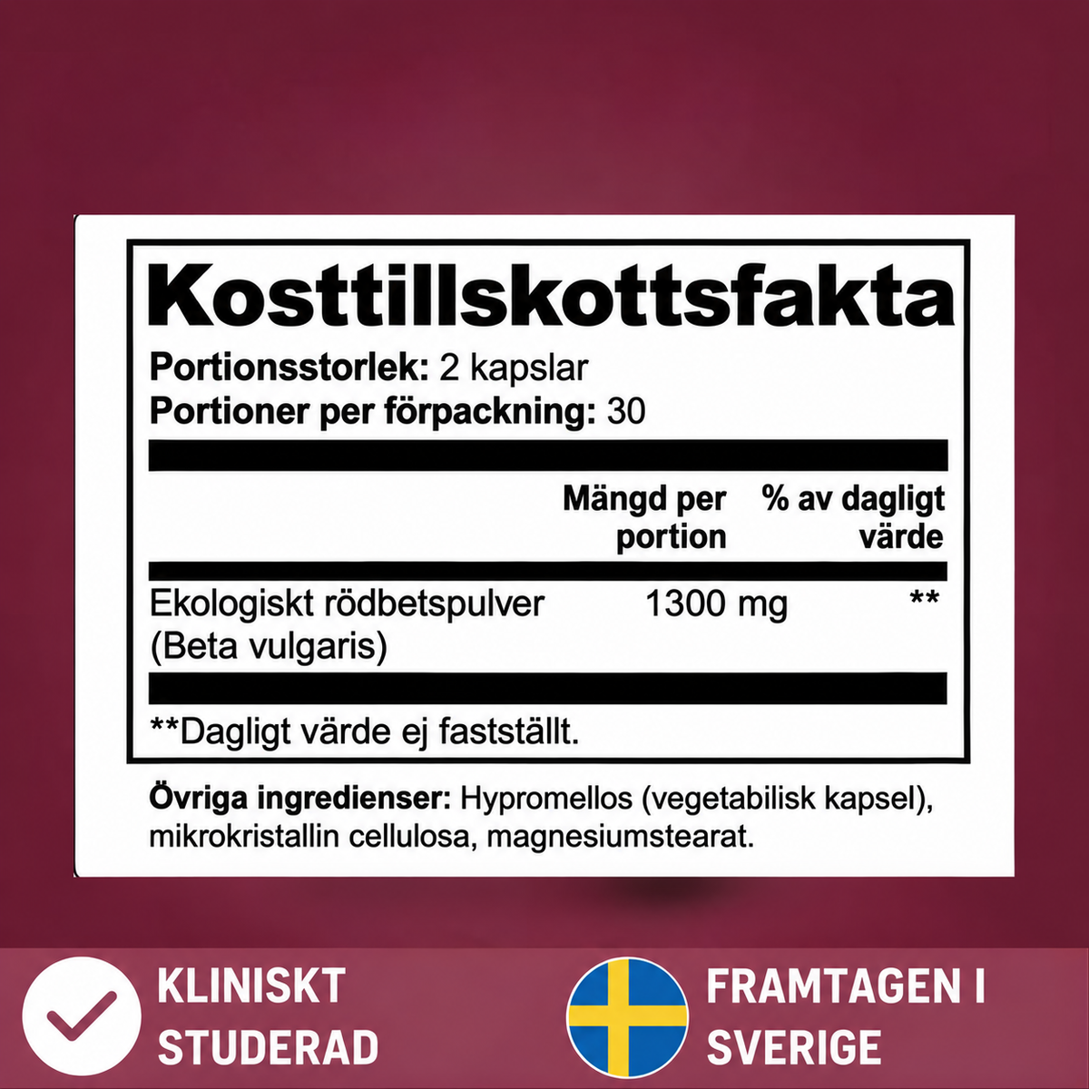 NordicHabit Hjärt-och-kärl Tillskott